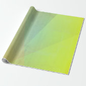 Moderne gelbe geometrische Gradation Geschenkpapier (Ungerollt)