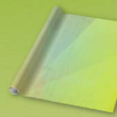 Moderne gelbe geometrische Gradation Geschenkpapier