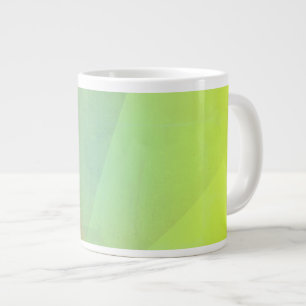 Moderne gelbe geometrische Gradation Jumbo-Tasse