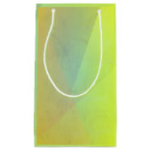 Moderne gelbe geometrische Gradation Kleine Geschenktüte (Vorderseite)