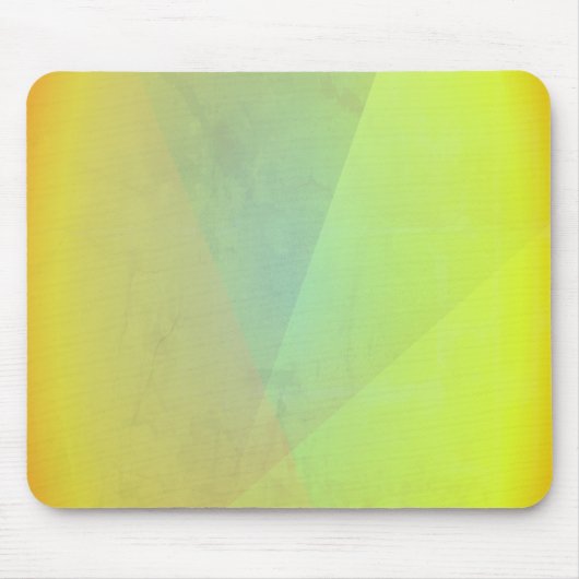 Moderne gelbe geometrische Gradation Mousepad (Vorne)