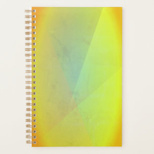 Moderne gelbe geometrische Gradation Planer