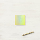 Moderne gelbe geometrische Gradation Post-it Klebezettel (Auf Schreibtisch)