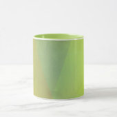 Moderne gelbe geometrische Gradation Tasse (Zentrum)
