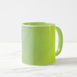 Moderne gelbe geometrische Gradation Tasse