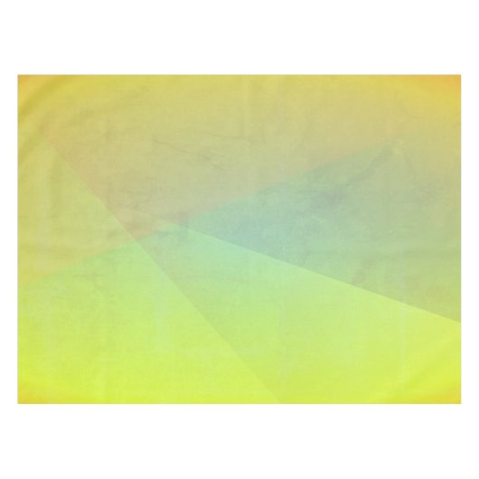 Moderne gelbe geometrische Gradation Tischdecke (Vorderseite (Horizontal))
