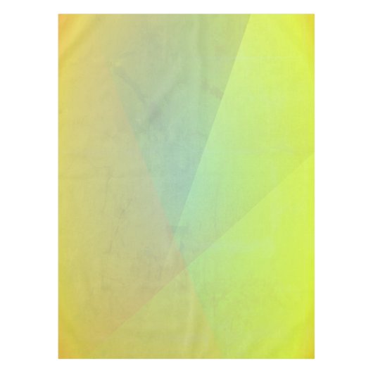 Moderne gelbe geometrische Gradation Tischdecke (Vorderseite)