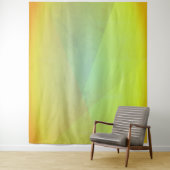 Moderne gelbe geometrische Gradation Wandteppich (Beispiel)