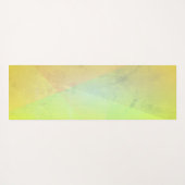 Moderne gelbe geometrische Gradation Yogamatte (Rückseite (Horizontal))