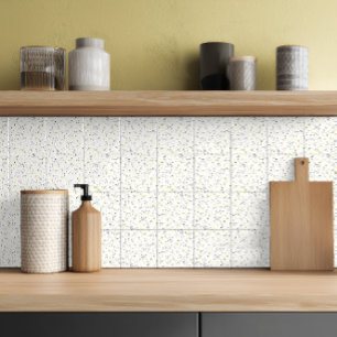 Moderne Gelbe Graue Terrazzo Fliese