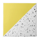 Moderne Gelbe Graue Terrazzo Fliese (Vorderseite)