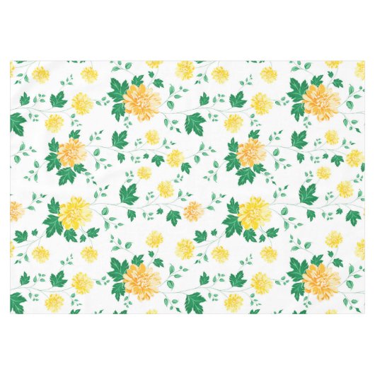 Moderne gelbe grüne Farbe Tischdecke (Vorderseite (Horizontal))