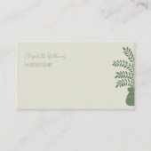 Moderne, gelbe Innendekoration - Visitenkarte (Vorderseite)