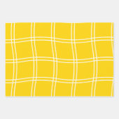 Moderne gelbe Minimalistische Sommergeometrie Geschenkpapier Set (Vorderseite 2)