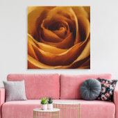 Moderne Gelbe Rose Leinwanddruck (Insitu (Wohnzimmer))
