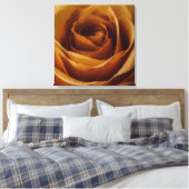 Moderne Gelbe Rose Leinwanddruck (Insitu (Schlafzimmer))