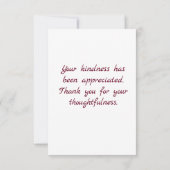 Moderne Gelbe Sonnenblume Flat Danke Karte (Rückseite)