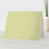 Moderne Gelbe Zitronen und grünes Foto für Hochzei Dankeskarte (Rückseite)