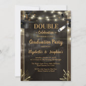 Moderne Gemeinsame Graduationspartei 2025 Einladung (Vorderseite)