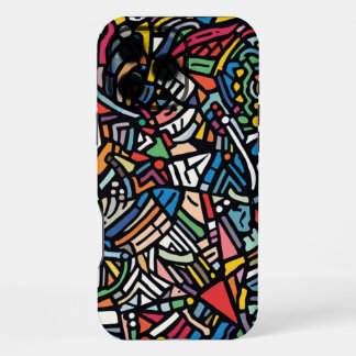 Moderne gemusterte Abstraktion iPhone 16 Pro Max Hülle