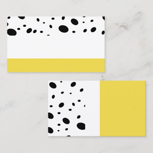 moderne gemusterte Visitenkarte (Vorne/Hinten)