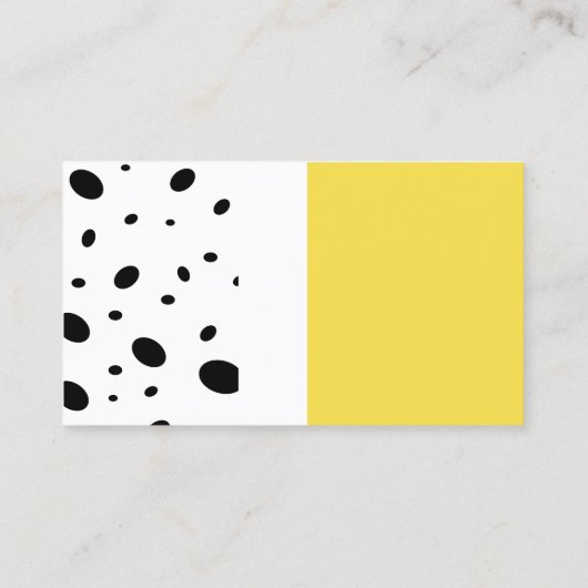 moderne gemusterte Visitenkarte (Rückseite)