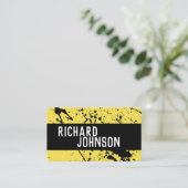 moderne gemusterte Visitenkarte (Stehend Vorderseite)