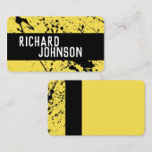 moderne gemusterte Visitenkarte (Vorne/Hinten)