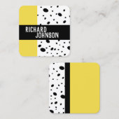 moderne gemusterte Visitenkarte (Vorne/Hinten)