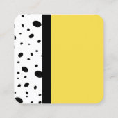 moderne gemusterte Visitenkarte (Rückseite)