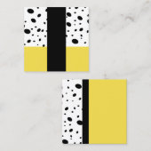 moderne gemusterte Visitenkarte (Vorne/Hinten)