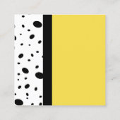 moderne gemusterte Visitenkarte (Rückseite)