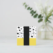 moderne gemusterte Visitenkarte (Stehend Vorderseite)