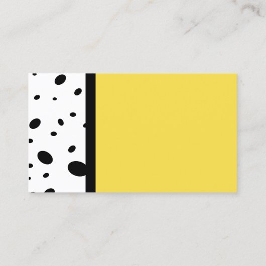 moderne gemusterte Visitenkarte (Rückseite)