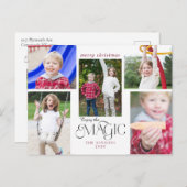 Moderne Genießen Sie das Magic Calligraphy Multi-F Postkarte (Vorne/Hinten)