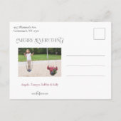 Moderne Genießen Sie das Magic Calligraphy Multi-F Postkarte (Rückseite)