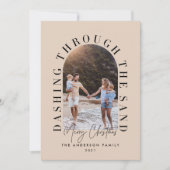 Moderne geo-Weihnachten im Sand (Vorderseite)