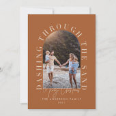 Moderne geo-Weihnachten im Sand (Vorderseite)