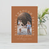 Moderne geo-Weihnachten im Sand (Stehend Vorderseite)