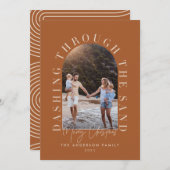 Moderne geo-Weihnachten im Sand (Vorne/Hinten)