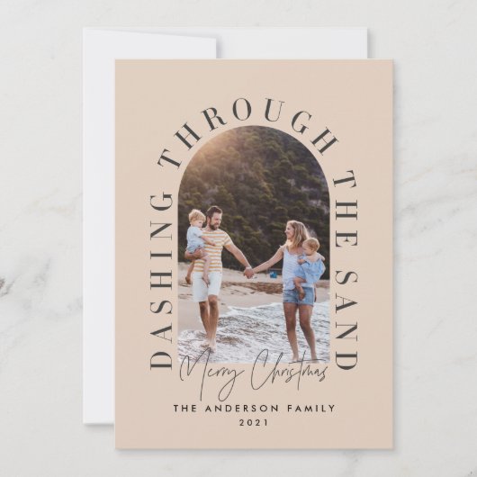 Moderne geo-Weihnachten im Sand (Vorderseite)