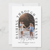 Moderne geo-Weihnachten im Sand (Vorderseite)