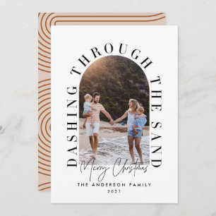 Moderne geo-Weihnachten im Sand