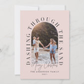 Moderne geo-Weihnachten im Sand (Vorderseite)