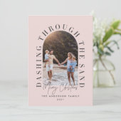 Moderne geo-Weihnachten im Sand (Stehend Vorderseite)