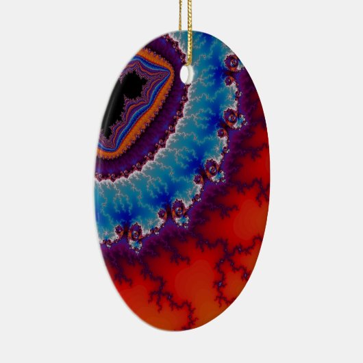 Moderne Geode Verzierung Keramikornament (Rechts)