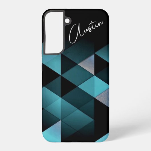 Moderne Geomatrie Samsung Galaxy Hülle (Rückseite)