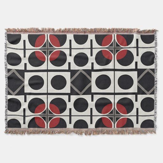 Moderne Geometrie Abstrakt mit Kreisen Decke (Vorderseite)