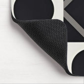 Moderne Geometrie Abstrakt mit Kreisen Mousepad (Ecke)