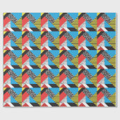 Moderne Geometrie: Abstrakter Nahtloser Stil Geschenkpapier (Flach)